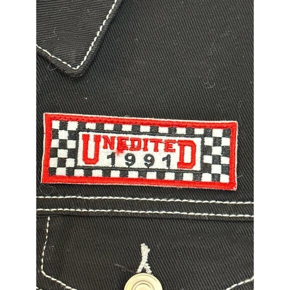 Forever 21 Women's Black Cotton Denim LOng Sleeves Jacket in Size Small Sku 2670 - Picture 9 of 12